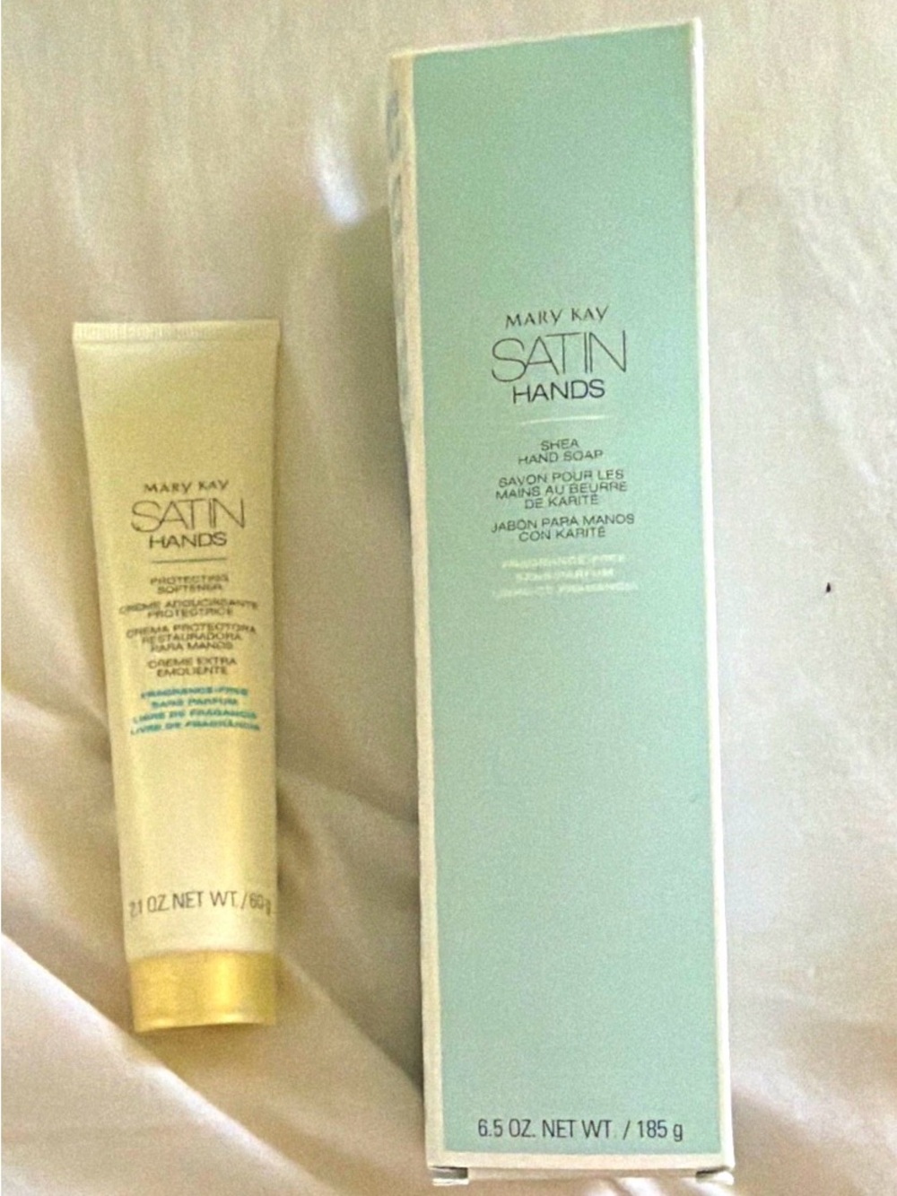 Mary Kay Satin Hands Shea Cream Hand Soap & Protecting Softener
